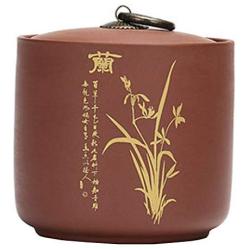 Kylin Express Candy/Snack Pot Tea Coffee Storage Jar/Chinese Tea Container, L-(A)