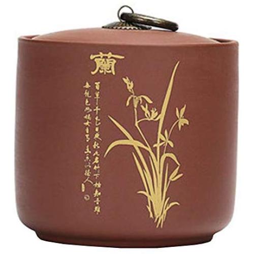 Kylin Express Candy/Snack Pot Tea Coffee Storage Jar/Chinese Tea Container, L-(A)