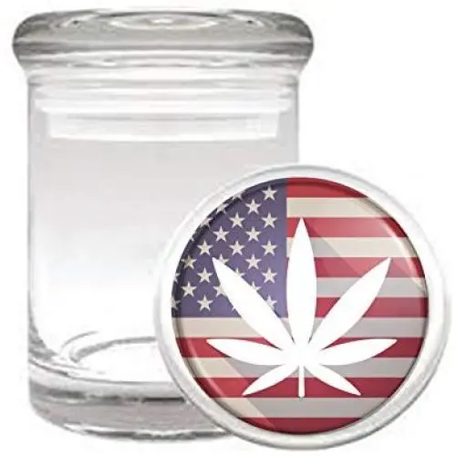 Amerikanische W33d Legalisieren Medical Odorless Glass Jar