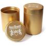 Masterdam Stash Jars - Aluminum Storage Canisters -Airtight, Smell Proof (Gold)