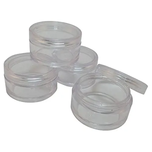 Clear Plastic Makeup Lip Balm 10 Gram Packaging (Pack of 50)