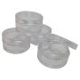 Clear Plastic Makeup Lip Balm 10 Gram Packaging (Pack of 10)