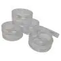 Clear Plastic Makeup Lip Balm 10 Gram Packaging (Pack of 50)