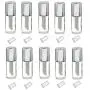 10 PCS Tubes Récipients Mini Transparents en Plastique 1.2ML pour Lip Gloss,avec Joints en Caoutchouc, Contenants Réutilisables DIY pour Échantillons de Rouge à Lèvres, Voyage (Couvercle Argent) 10 PCS Tubes Récipients Mini Transparents en Plastique 1.2ML pour Lip Gloss,avec Joints en Caoutchouc, Contenants Réutilisables DIY pour Échantillons de Rouge à Lèvres, Voyage (Couvercle Argent)