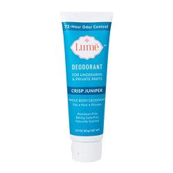 Lume Deodorant For Underarms & Private Parts 3oz Tube (Crisp Juniper)