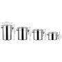 Fashionwu Sealed Canister Stainless Steel Sealed Canister Jar Coffee Sugar Tea Food Storage Container