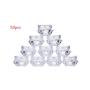 BesYouSel 5G/ML Clear Cosmetic Container Jars Plastic Jars Plastic Empty Cosmetic Sample Containers Transparent 50pcs Clear Plastic Cosmetic Containers for Eye Shadow, Nails, Powder, Paint