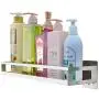 Junyuan Wandmontage Gewürzregal Organizer, Küchengewürz Hängevorrichtung für Pantry Kräuterglas Flasche Kanter Schrank Regal Aufbewahrung, Badezimmer Regal – Platzsparend über Herd, Robust-Edelstahl (15.8)