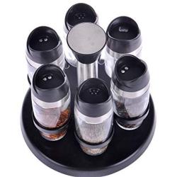 LQQGXLCondiment bottle, jar condiment storage box Spice jars, glass jars, flavoring jars, glass storage jars, food storage containers with lids