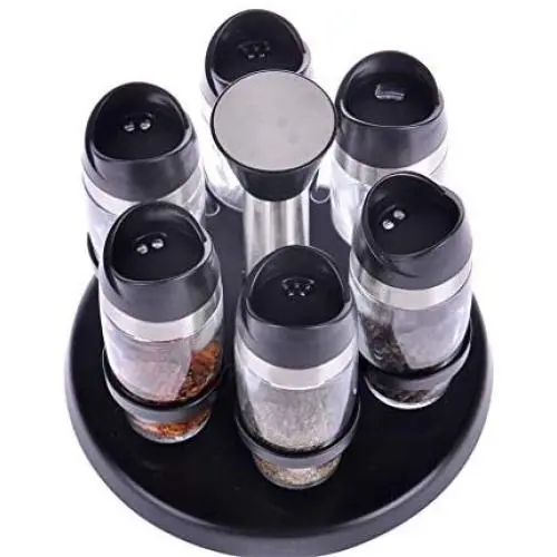 LQQGXLCondiment bottle, jar condiment storage box Spice jars, glass jars, flavoring jars, glass storage jars, food storage containers with lids