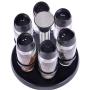 LQQGXLCondiment bottle, jar condiment storage box Spice jars, glass jars, flavoring jars, glass storage jars, food storage containers with lids