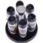 LQQGXLCondiment bottle, jar condiment storage box Spice jars, glass jars, flavoring jars, glass storage jars, food storage containers with lids