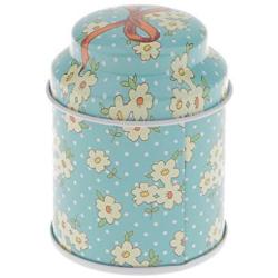 MonkeyJack Christmas Candy Sealed Cans Box Flower Metal Sugar Coffee Tea Tin Jar Container - #1 Round S