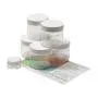 Bouteilles en Plastique PET Rondes Reutilisables 2 oz (6 pk) avec Couvercles Blancs - Compatible avec Pot de Baume Bouteilles en Plastique PET Rondes Reutilisables 2 oz (6 pk) avec Couvercles Blancs - Compatible avec Pot de Baume