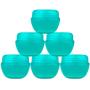 Beauticom 36 Pieces 30G/30ML (1 Oz) Teal Frosted Container Jars with Inner Liners for Scrubs, Oils, Salves, Creams, Lotions, Medication, Cosmetics - BPA Free