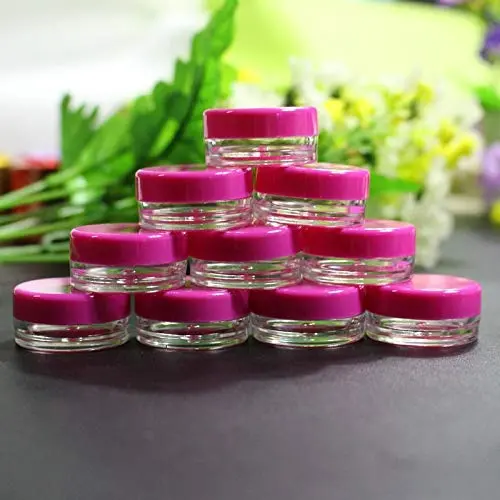 Renovatio Store - 50Pcs 5g Mini Clear Plastic Empty Jar Pot Travel Cosmetic Sample Makeup Face Cream Containers Nail Art Organizer Home Storage Renovatio Store - 50Pcs 5g Mini Clear Plastic Empty Jar Pot Travel Cosmetic Sample Makeup Face Cream Containers Nail Art Organizer Home Storage