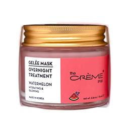 The Crème Shop Korean Skincare | Overnight Gel Mask for Moisturizing and Hydrating, Anti-Aging, Brightening, Relief facial skin care - 2.36 oz (Watermelon)
