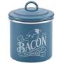 46949 Enamel on Steel Bacon Grease Can/Bacon Grease Container - 4 Inch, Blue (Pack of 2)