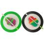 SZBS A Set Silicone Round Mat 22ml Container Cloud Shape Container Wax Oil Container Concentrate Storage Container Wax Silicone Jar With a Metal Rod (Black, 10)