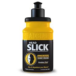 HeadBlade HeadSlick Mens Head & Skull Shaving Cream | No more Nick, Cuts, or Razor Burns | 5 oz (3 Pack)