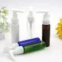 6PCS 30ML 1OZ Transparent Empty Plastic Pump Bottles with White Pump Head Shower Gel Shampoo Lotion Conditioner Storage Holder Refillable Portable Container Jar for Travel Home Use