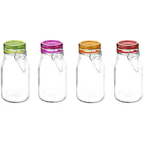 Kinetic GoGreen Glass Mini Jar 4-Piece Set, 5.07 oz. each Kinetic GoGreen Glass Mini Jar 4-Piece Set, 5.07 oz. each