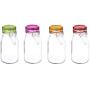 Kinetic GoGreen Glass Mini Jar 4-Piece Set, 5.07 oz. each