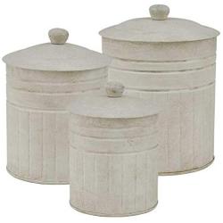 Park Designs Metal Crimped Canisters Set