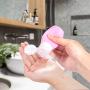 7 Pack Silicone Travel Bottle Set 85ml/3oz+65ml/2.2oz Airless Pump Leakproof Squeezable Toiletry Containers for Lotion Shampoo Conditioner