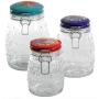 The Pioneer Woman Floral Embossed Clamp Jars, Set of 3 bundle with The Pioneer Woman Floral, 4.1-Inch, Spice Jars, Set of 6