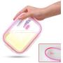 Kitchen Food Storage Jar Airtight Food Storage Glass Food Preparation Container With Cover (Set Of 2) BPA Free Lunch Box Airtight And Waterproof Leak Proof For Microwave Oven Refrigerator Dishwasher F