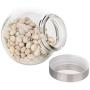 HOBULL Kitchen Storage Jar for Candy Glass Food Storage Container Candy Storage, Coffee Beans, Pet Food, Cookies, Dry Food Storage, Swear Jar and More