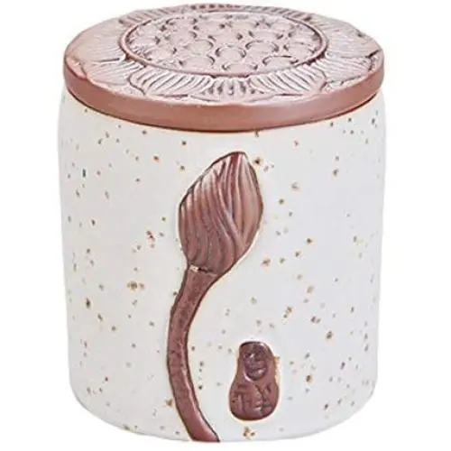Goddness Bar Japanese-Style Storage Pots Tea Coffee Canisters Ceramic Jars(Style 10) Goddness Bar Japanese-Style Storage Pots Tea Coffee Canisters Ceramic Jars(Style 10)