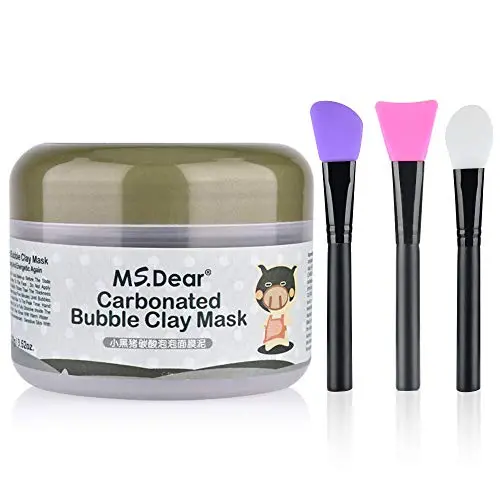 MS.DEAR Bubble Clay Cream Bubbles Mud Cream Moisturize Deep Cleansing Cream 3.52 oz MS.DEAR Bubble Clay Cream Bubbles Mud Cream Moisturize Deep Cleansing Cream 3.52 oz
