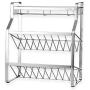 CJM A 3-Tierstanding Shelf Rack Kitchen Bathroom Countertop, Storage Organizer Spice Jars Bottle Shelf Holder Rack
