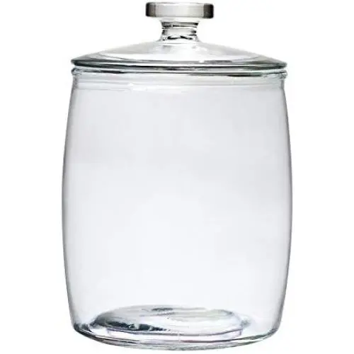 Pot Jar Amici Home, Collection Arlo, A7CN103R, 320 oz, Verre, Couvercle Amovible et Joint en Plastique, Sans BPA Pot Jar Amici Home, Collection Arlo, A7CN103R, 320 oz, Verre, Couvercle Amovible et Joint en Plastique, Sans BPA