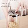 WH- Lead Storage Freshness Kitchen Tissue Seal Glass Jar Cereals Snacks Milk Storage Tank 3 Mounted Various Combinations (Color : Combination 4)