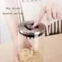 WH- Lead Storage Freshness Kitchen Tissue Seal Glass Jar Cereals Snacks Milk Storage Tank 3 Mounted Various Combinations (Color : Combination 4)