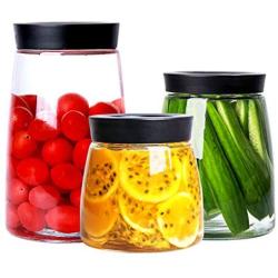 Glass Sealed Jars, Kitchen Household Grain Storage Tanks, Storage Of Spices/Coffee/Oatmeal/Milk Powder