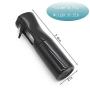 Simliving Hair Water Bottle Spray Mister - 10oz Continuous Pressurized 360 Misting Stylist Sprayers for Barber (6.7oz black)
