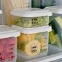 Kitchen Sealed Crisper Plastic Refrigerator Chilled Frozen Food Storage Box Grain Storage Container Food Dispensers