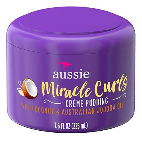 Aussie Miracle Curls Creme Pudding 7.6 Ounce Jar (225ml) (2 Pack)