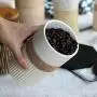 Creative Ceramic Coffee Bean Jar Handmade Storage Bottle Sealed Coffee Bottle Kitchen Jar Sugar Dried Fruit Cereal Storage Tank,D