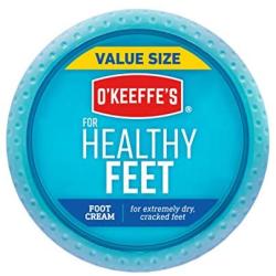 OKeeffes 105268 Value Jar Foot Cream, White, 2 Piece