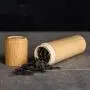 Bouteille en bambou portable écologique pour thé, récipient rond pour rangement artisanal, boîte naturelle, 2.5x15.5cm Bouteille en bambou portable écologique pour thé, récipient rond pour rangement artisanal, boîte naturelle, 2.5x15.5cm