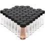Clear Glass Empty Sample Bottles (0.7 oz, 50 Pack)