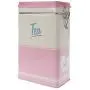 Boîte Tinseau Carrée Métallique pour Bonbons Cher9 – Contenant Scellé pour Bijoux, Boîte de Collection pour Bonbons, Pièces de Monnaie, Café, Thé – Étui de Rangement, Cadeau de Mariage (Rose)