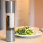 JUSTDOLIFE Pepper Shaker Multi-function Grinder Dual-end Stainless Steel Salt Grinder Pepper