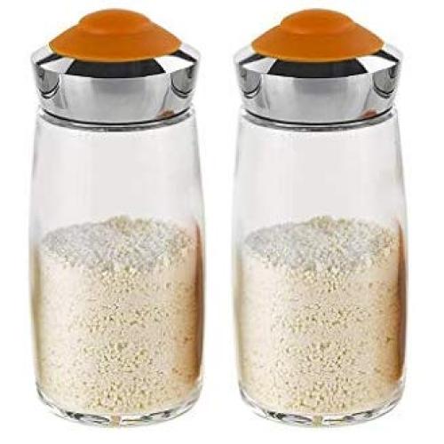 LQQGXLCondiment bottle, jar condiment storage box Spice jars Glass storage jars Spice jars Small sealed food storage containers Spice storage boxes