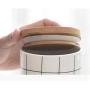 Cwg Set of 3 Tea Coffee Storage Canisters-Ceramic Kitchen Dry Food Sugar Spice Storage Jar with Bamboo Lids